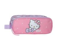 Hello Kitty My Favourite Bow, Federmäppchen für Kinder, aus Polyester, ideale Größe für den Rucksack von Joumma Bags., Rosa, Federmäppchen