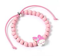 The Carat Shop Armband Hello Kitty mit rosa Perlen und My Melody Charm 21 cm