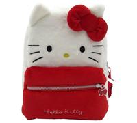 CyP Brands Hello Kitty, Sanrio, Rucksack, Plüsch, Taschen, Zubehör, Weiß, offizielles Produkt, weiß, Estandar, Casual