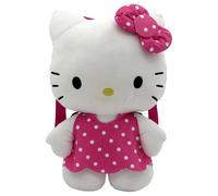 CyP Brands Rucksack Hello Kitty Sanrio – Plüsch mit Hello Kitty‑Figur – Weiß – Offizielles Produkt