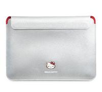 Hello Kitty PU-Metall-Logo-Hülle einen 14-Zoll-Laptop - Silber