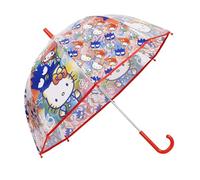 Hello Kitty Regenschirm aus transparentem Fiberglas, mehrfarbig, Einheitsgröße