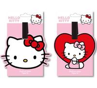 Hello Kitty Reiseetikett für Koffer, Kindergepäckanhänger, Kofferanhänger mit verstellbarem Riemen, Zubehör für Rucksack oder Tasche