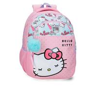 Hello Kitty Sanrio Bows Schulrucksack 15.6 "Zoll Rosa 28x42x14 cm PVC