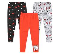Hello Kitty Sanrio Girls 3 Pack Legging Pants for Little Kids to Big Kids