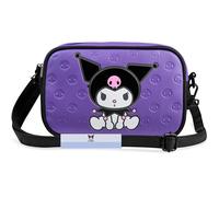Hello Kitty Sanrio Umhängetasche Mädchen, Kuromi Crossbody Bag, Anime Tasche Teenager mit Abnehmbarem Gurt, Geschenke Mädchen (Lila Kuromi)