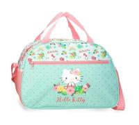 Hello Kitty Schulrucksack mit Blumenmuster, Verschiedene Größen, blau, Polyester