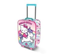 Hello Kitty Unicorn-Soft 3D Trolley-Koffer, Rosa, 17 x 33 x 52 cm, Kapazität 26 L