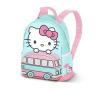 Hello Kitty Van-Small Heady Rucksack, Grün, 22 x 25 cm, Fassungsvermögen 5 L