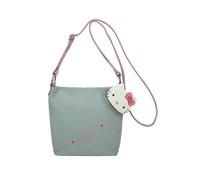 Hello Kitty x Fitzi Schultertasche fritzi Cross mit einem dekorativen Kitty-Anhänger blau Damen