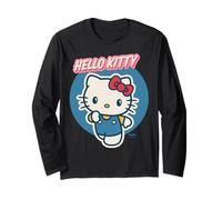 Hello Kitty XOXO Vintage, Motiv: Super Star Pose, Retro-Motiv, niedliche Freunde Langarmshirt