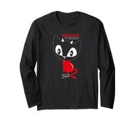 Hello Ween Cat Langarmshirt