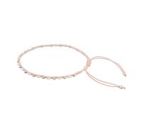 Helloranges Schnurarmband mit echtem Pfirsich-Mondstein und Silberperlen Charleen