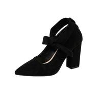 HELLORSOON Damen Keilpumps mit Knöchelriemen Bequem Trachtenschuhe Hohe Pumps mit Riemchen Rockabilly Sommer Hohe Schuhe Bequem Damenschuhe Breite Füße Hochzeit Schuhe Riemchenpumps Riemchen