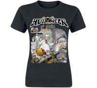 Helloween Dr. Stein Frauen T-Shirt schwarz M 100% Baumwolle Band-Merch, Bands, Nachhaltigkeit