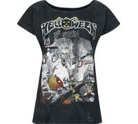 Helloween Dr. Stein T-Shirt anthrazit in XXL
