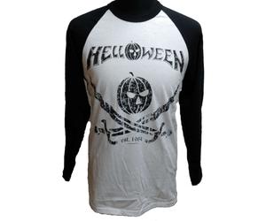 HELLOWEEN - Pirate - Baseball Longsleeve Shirt M