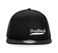 Hellweg Druckerei Snapback Cappy Dorfkind Vintage Geschenk Black Dorfkind Mode