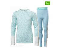 Helly Hansen 2tlg. Funktionswäsche-Set in Hellblau - Größe 152 | Kinder Waesche
