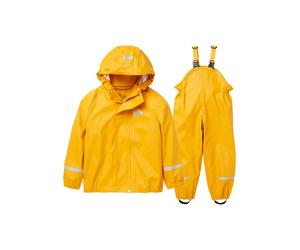 Helly Hansen 2tlg. Regenoutfit "Bergen 2.0" in Gelb - Größe 110 | Kinder Outdoor Jacken