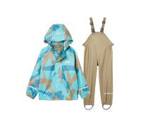 Helly Hansen 2tlg. Regenoutfit "Bergen 2.0" in Hellblau - Größe 98 | Babyjacken