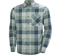 Helly Hansen Aker Flannel LS Shirt dark creek cascade plaid (453) S