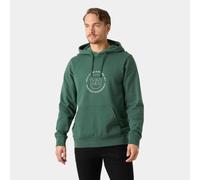 Helly Hansen Core Graphic Hoodie Herren - Yellow/Green - 2XL