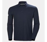 Helly Hansen Crewline Long Sleeve Polo Herren - Blue - 2XL