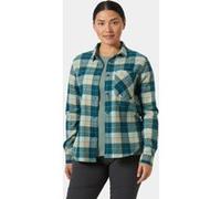 Helly Hansen W Lokka Flannel LS SHT dark creek box stripe plai (453) M