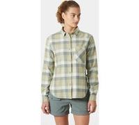 Helly Hansen W Lokka Flannel LS SHT light lav box stripe plaid (463) S