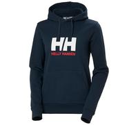 Kapuzensweatshirt HELLY HANSEN "W HH LOGO HOODIE", Damen, Gr. XL, navy, Obermaterial: 100% Baumwolle, normal, Rundhals, Sweatshirts, sportlicher Schnitt, für Outdoormode und Streetwear (74613141-XL) n