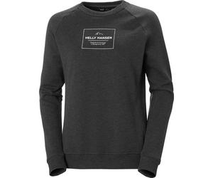 HELLY HANSEN Damen Sweatshirt W F2F ORGANIC COTTON SWEATER (62935) S EBONY MELANGE