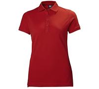 Helly Hansen W Crew Pique 2 Polo alert red (222) XS