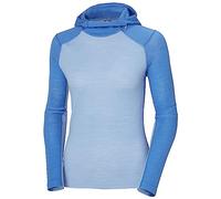 Helly Hansen Damen W Lifa Merino Midweight Hoodie, Hellblau, L