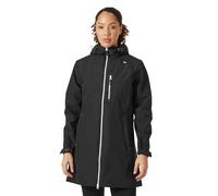 Helly Hansen W Long Belfast Jacket Funktionsmantel S (36/38) schwarz Damen Outdoor-Jacken Damen-Outdoorbekleidung Outdoor Camping Outdoorjacken S (36/38) black