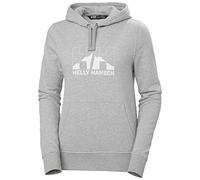 Helly Hansen Damen W Nord Graphic Pullover Hoodie, Grau-Melange, S
