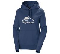 Helly Hansen Nord Graphic Hoodie Sweatshirt blau ozean damen - XS