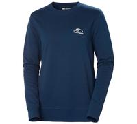 Helly Hansen Damen Nord Graphic Sweatshirt Mit Rundhalsausschnitt L Blau