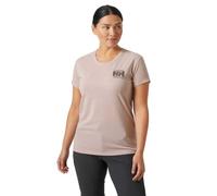 Helly Hansen Damen W Skog Recycled Graphic Tee - Pink Cloud, XL