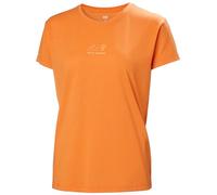 Helly Hansen Damen W Skog Recycled Graphic Tee - Poppy Orange, XL