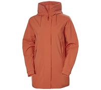 Helly Hansen Damen W Victoria Mid Length Raincoat Jacket, Terracotta, M EU