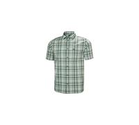 Helly Hansen Fjord QD SS Shirt 2.0 green mist shore plaid (462) L