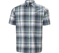 HELLY HANSEN Fjord Qd Ss Shirt 2.0 - Herren - Grau / Schwarz / Grün - Größe L- Modell 2026