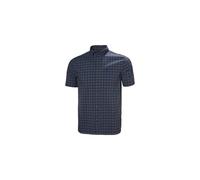 Helly Hansen Fjord QD SS Shirt 2.0 navy vika micro plaid (597) M