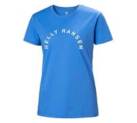 Helly Hansen Funktionsshirt "F2F Cotton Tee 2.0" in Blau - Größe S | Damen Outdoor Tops Shirts