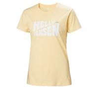 Helly Hansen Funktionsshirt "F2F Cotton Tee 2.0" in Gelb - Größe L | Damen Sporthosen