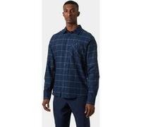 Helly Hansen Herren Aker Flannel Langarm Hemd M Blau