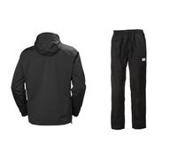 Helly Hansen Herren Dubliner Jacket, Schwarz, L & Hansen Dubliner Pant, Schwarz, L