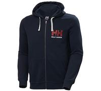 Helly Hansen Logo Full Zip Sweatshirt Blau S Herren