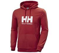 Helly Hansen Kapuzenpullover Logo Hoodie – Bio-Baumwolle – Rot – Herren Größe M